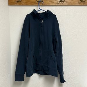Navy Blue LLbean sweatshirt no hood-Size M